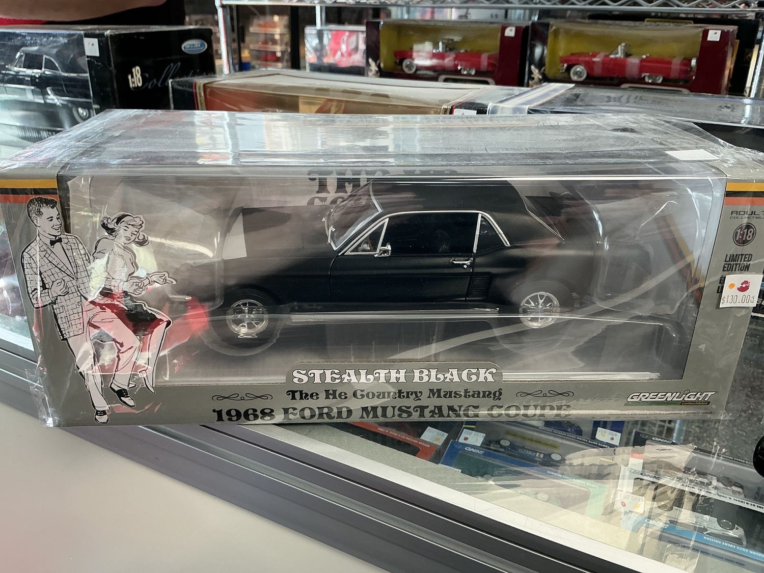 1968 Ford Mustang coupe flat black