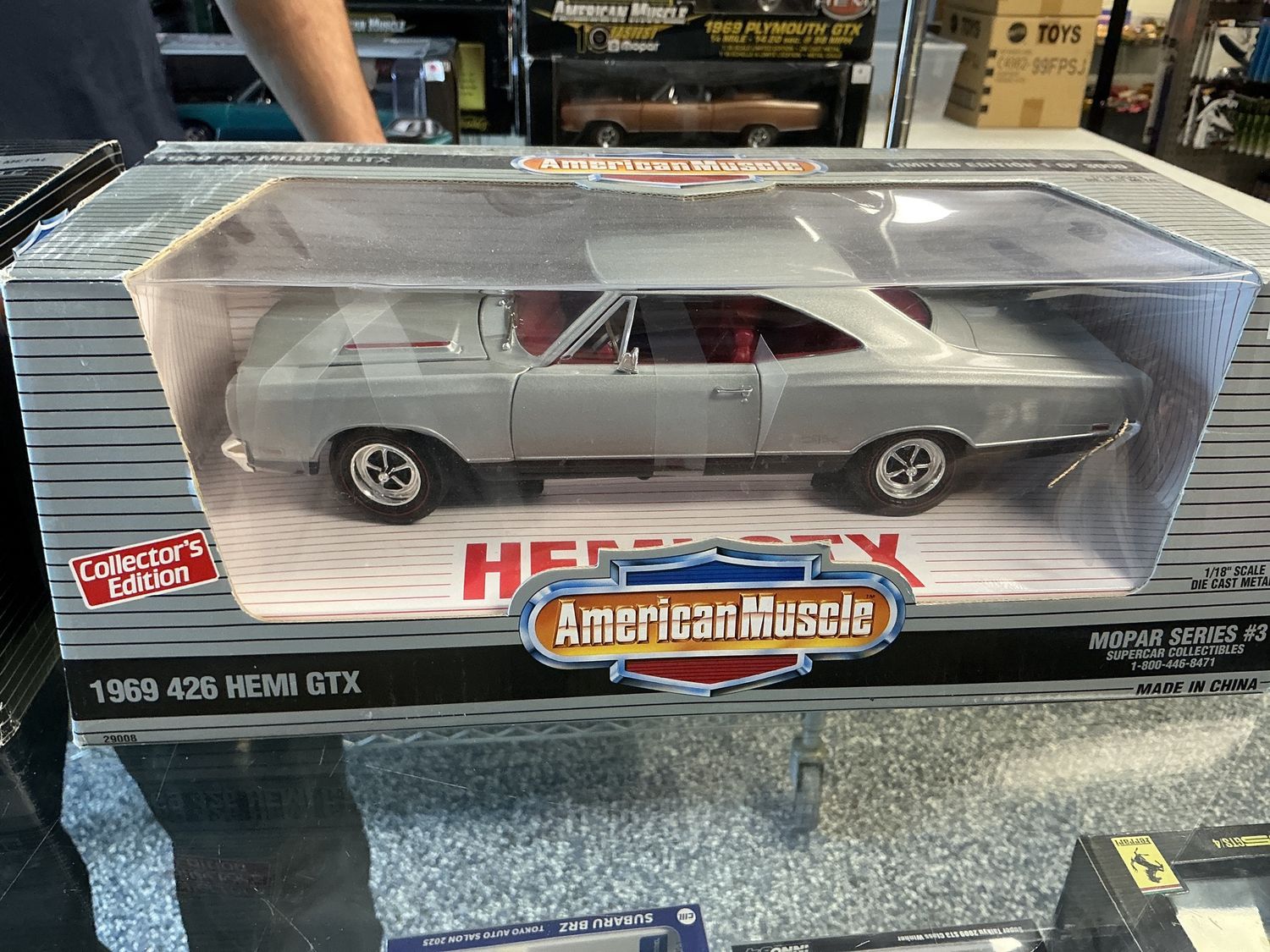 1969 426 hemi GTX silver