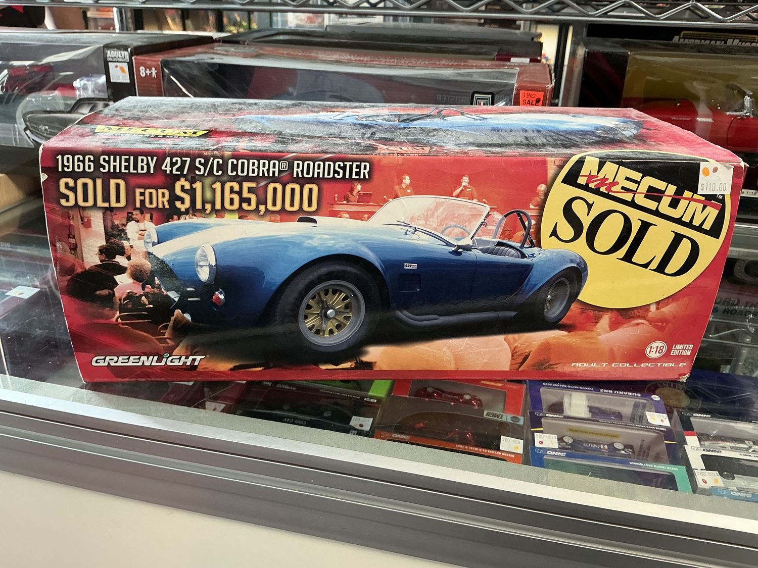 1966, Shelby 427 cobra roadster blue