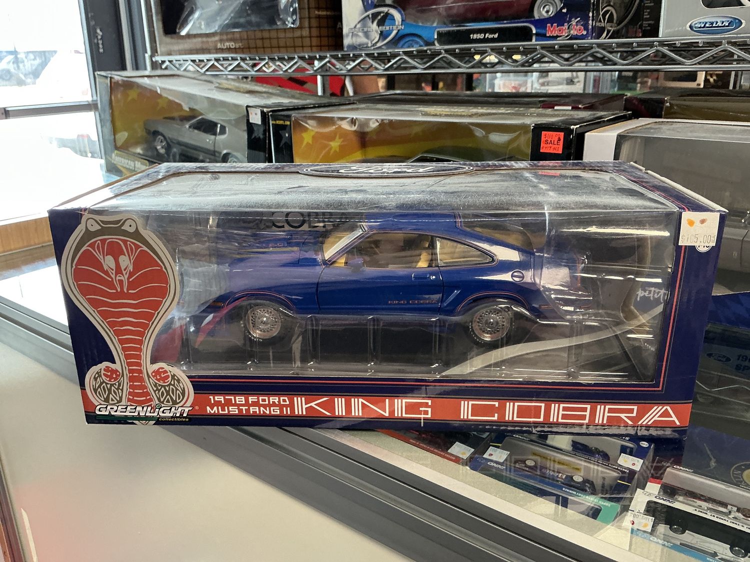 1978 Ford Mustang two king cobra blue