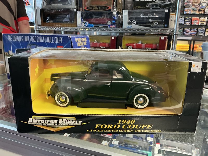 In order 1940 Ford coupe green