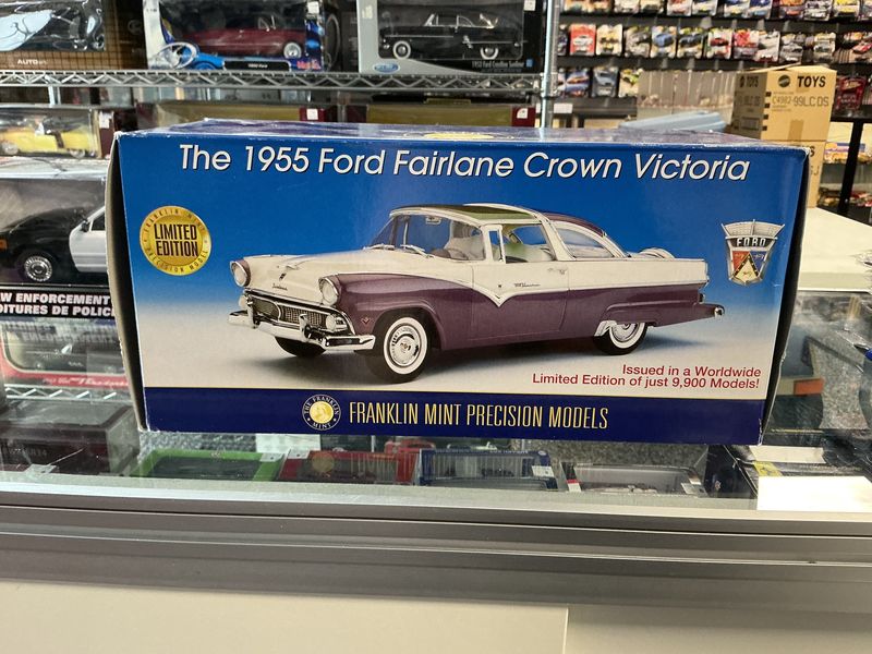 1955 Ford Fairlane, Crown, Vic purple