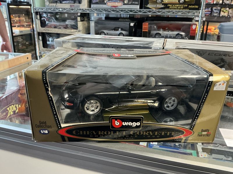 Chevy Corvette convertible black