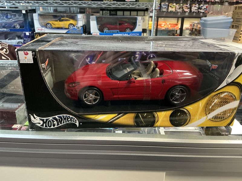 C6 Chevy Corvette convertible red