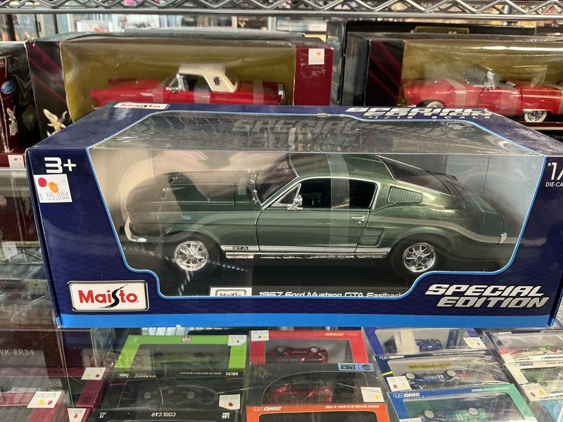 1967 Ford Mustang GT fastback green