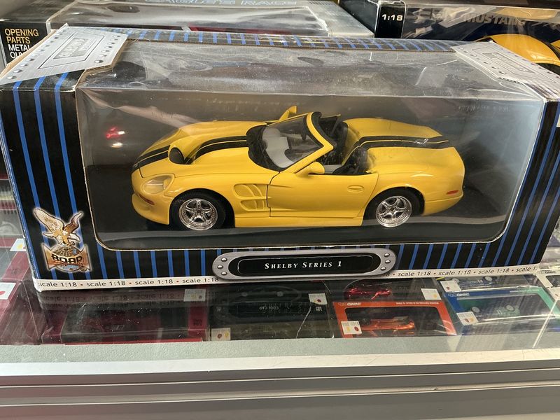 Shelby series one Mustang yellow