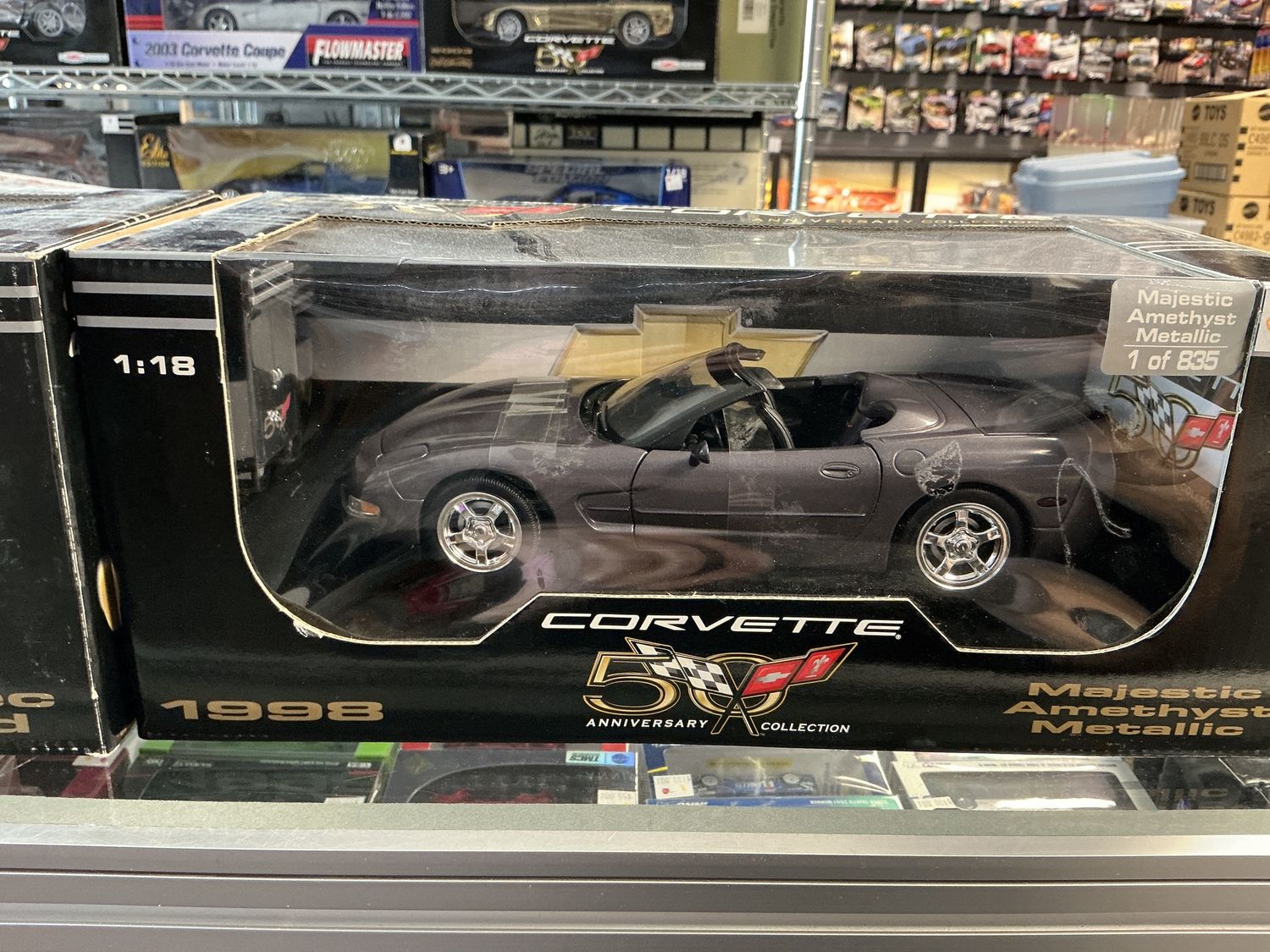1998 Corvette convertible, majestic amethyst metallic
