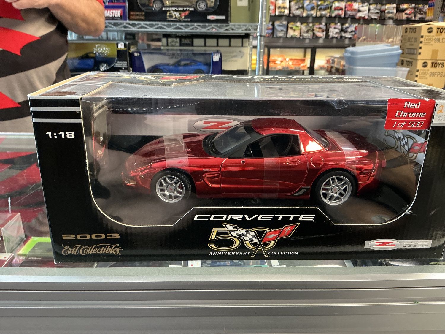 2003 Chevy Corvette chrome red
