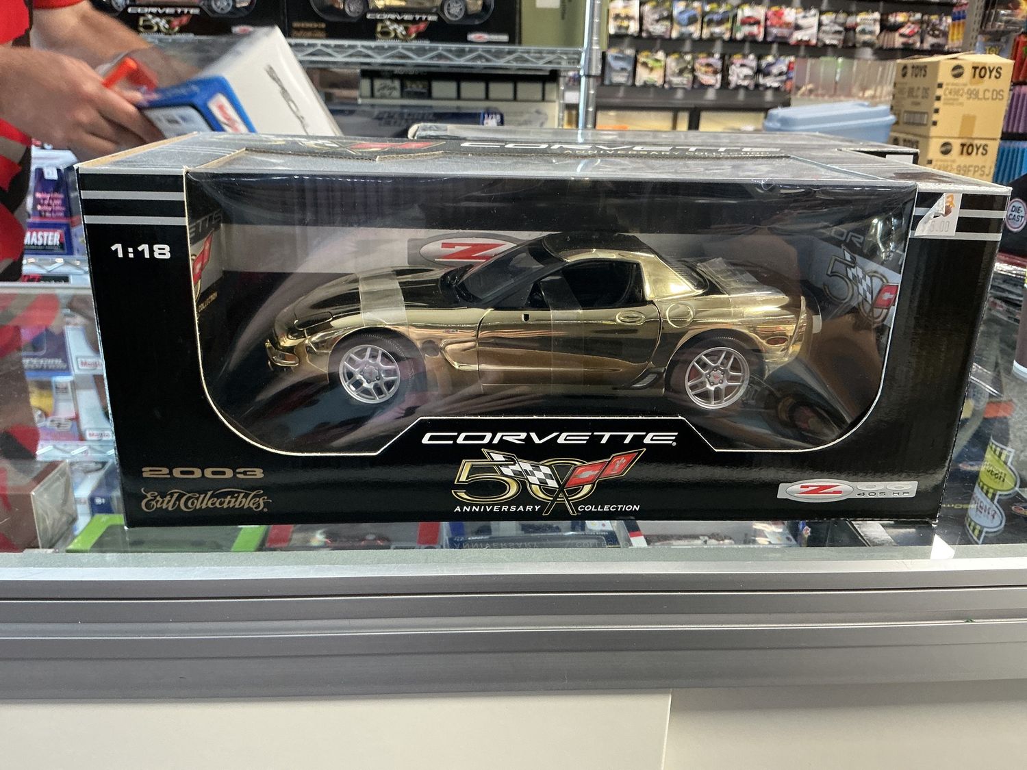 2003 Chevy Corvette gold chrome