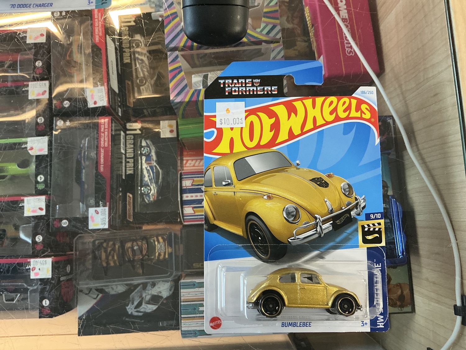 Gold bumblebee Transformers