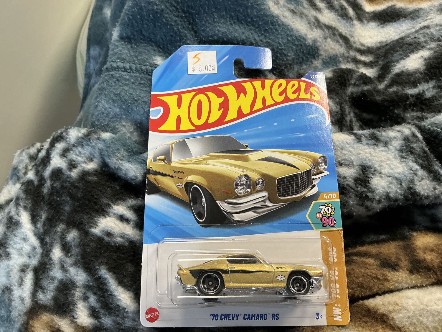 1970s Chevy Camaro RS gold
