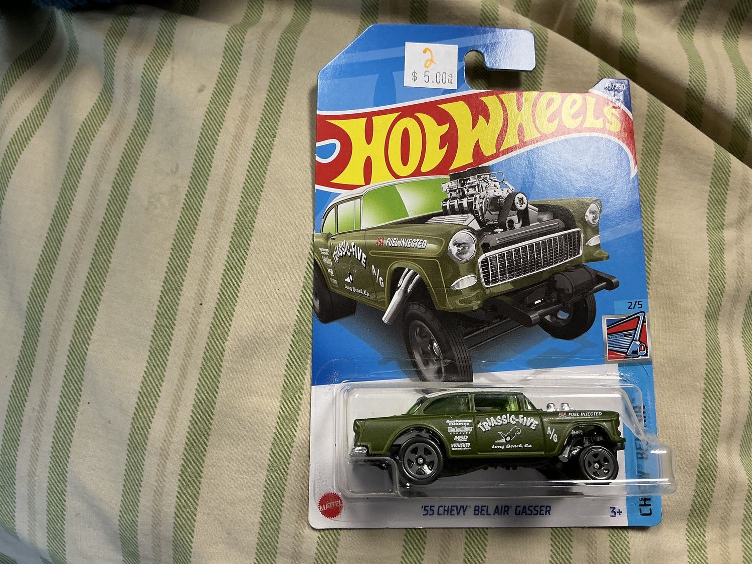 1955 Chevy Belair gasser green