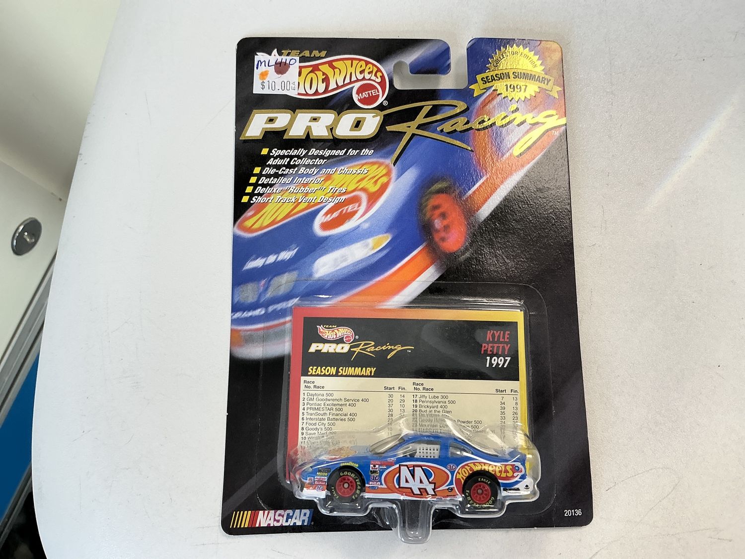 Kyle Petty pro racing 19 9744 hot wheels