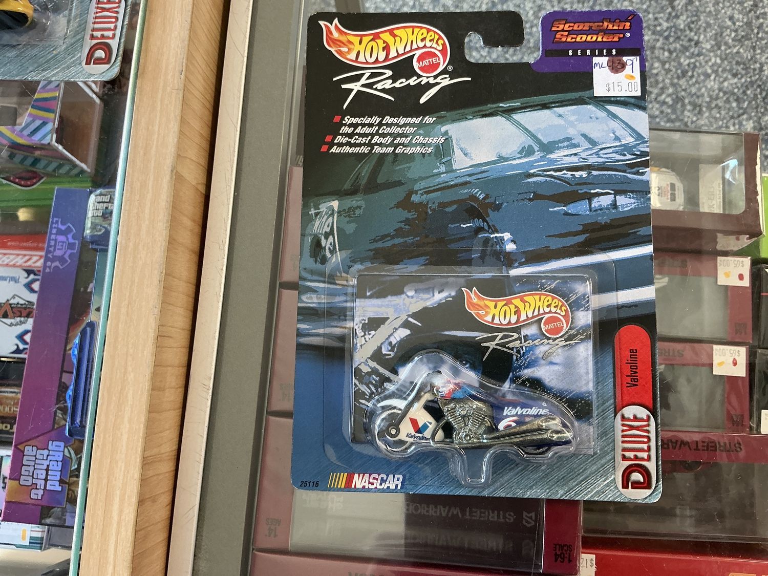 Hot wheels racing motorcycle Valvoline