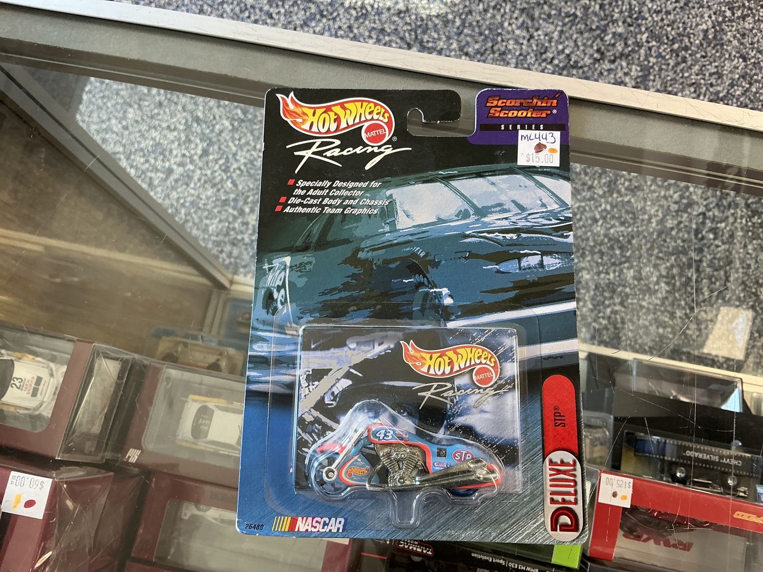 Hot wheels racing motorcycle STP