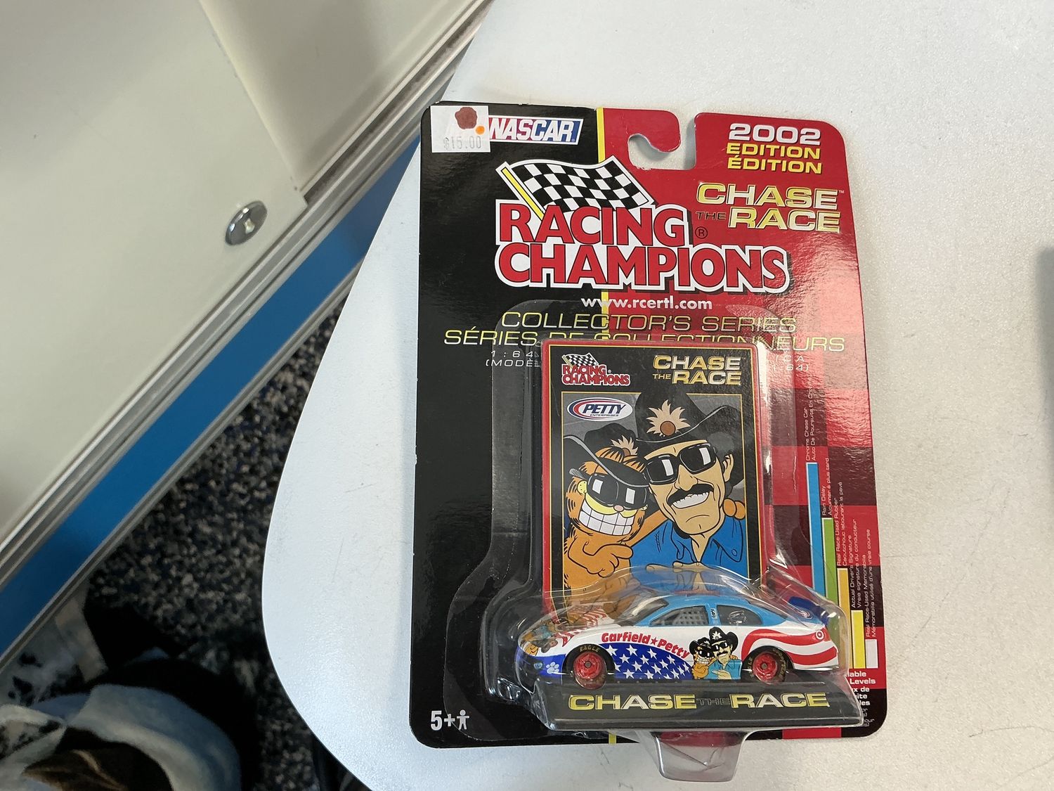 Racing champions petty with Garfield