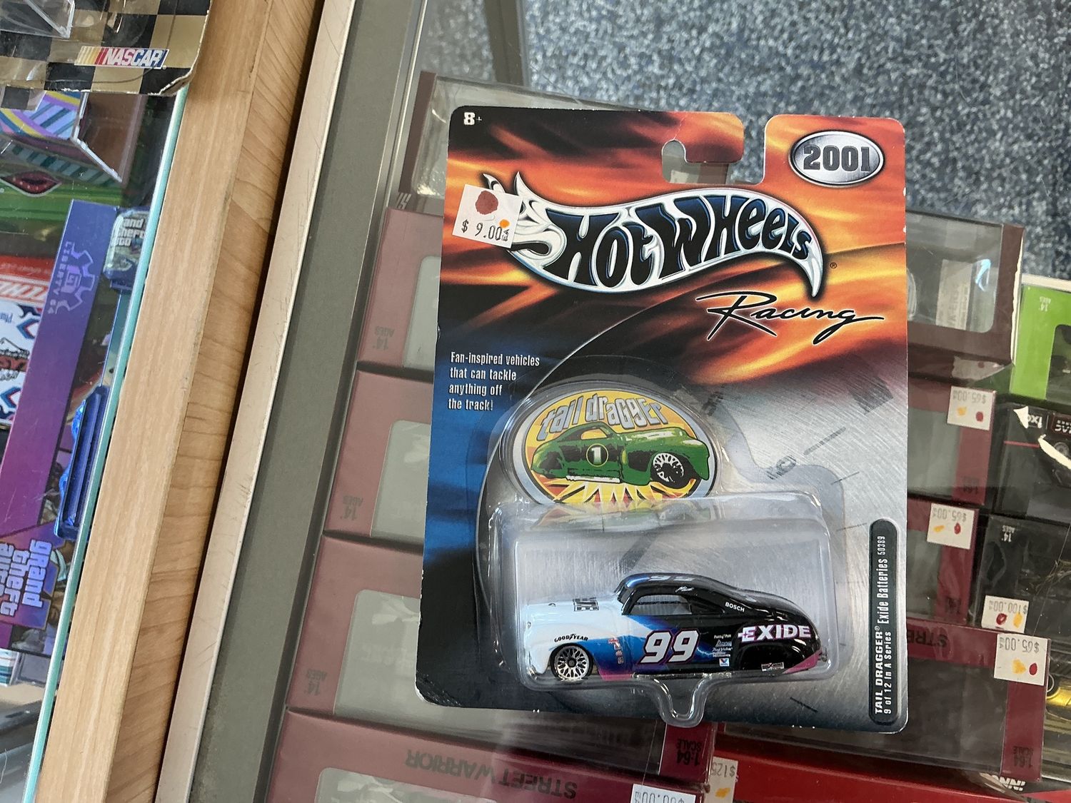 Hot wheels racing tail, Drager number 99 2001