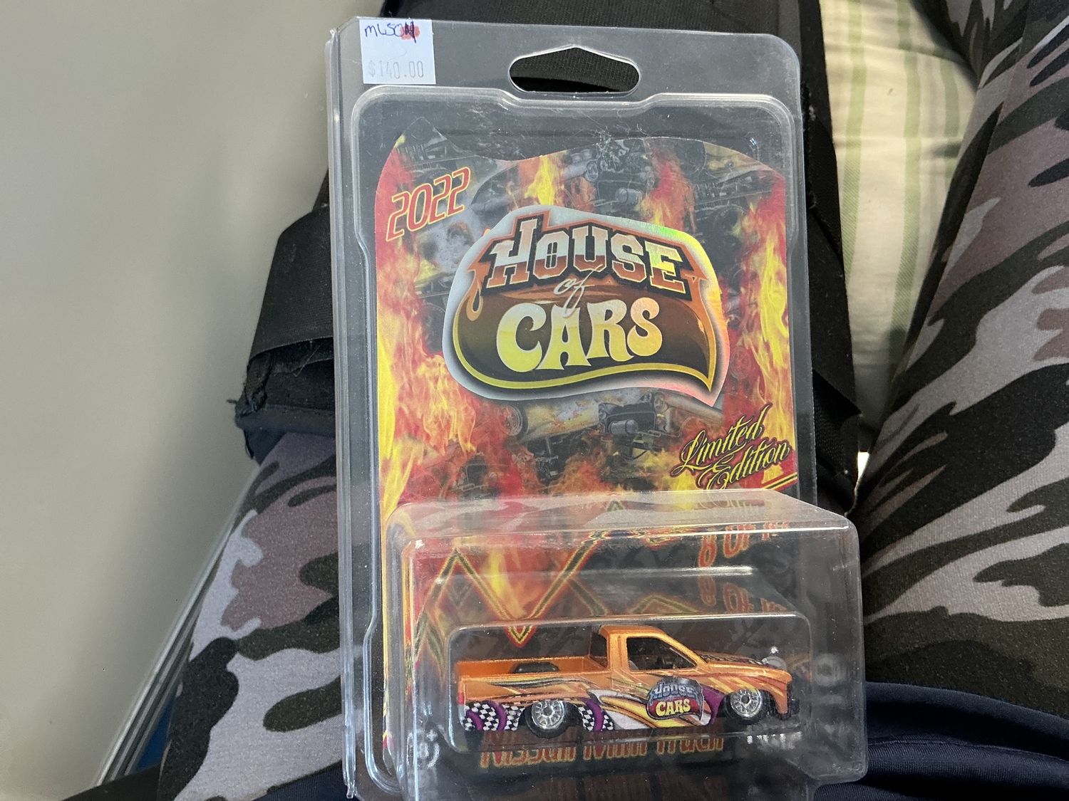 Nissan mini truck orange