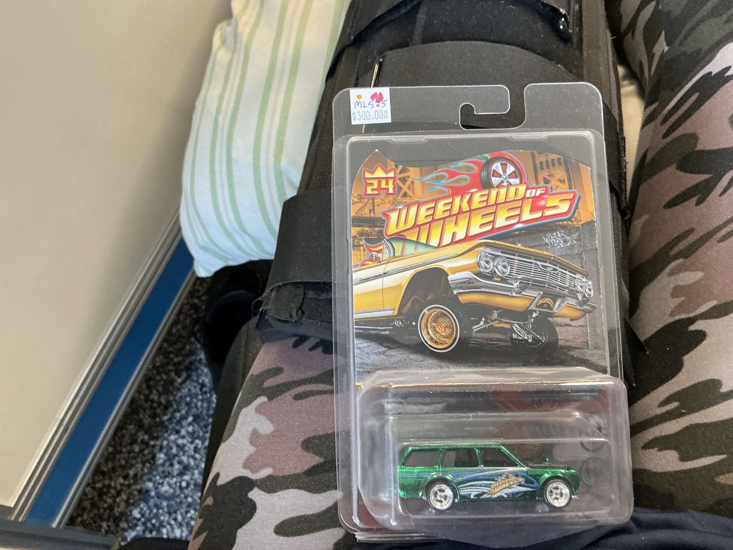 Souvenir car, Datsun  green