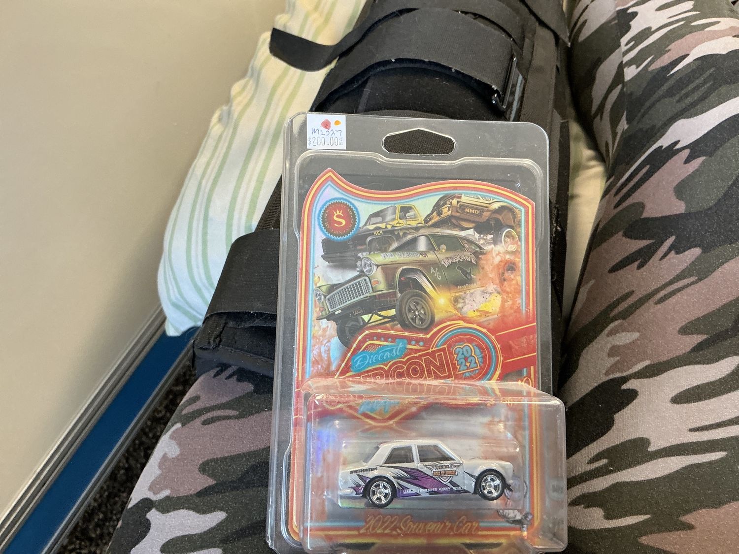 2022 souvenir car, Datsun white