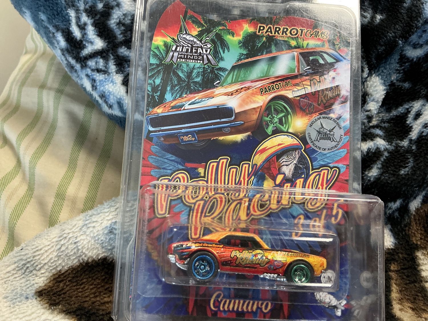 Poly racing Camaro orange