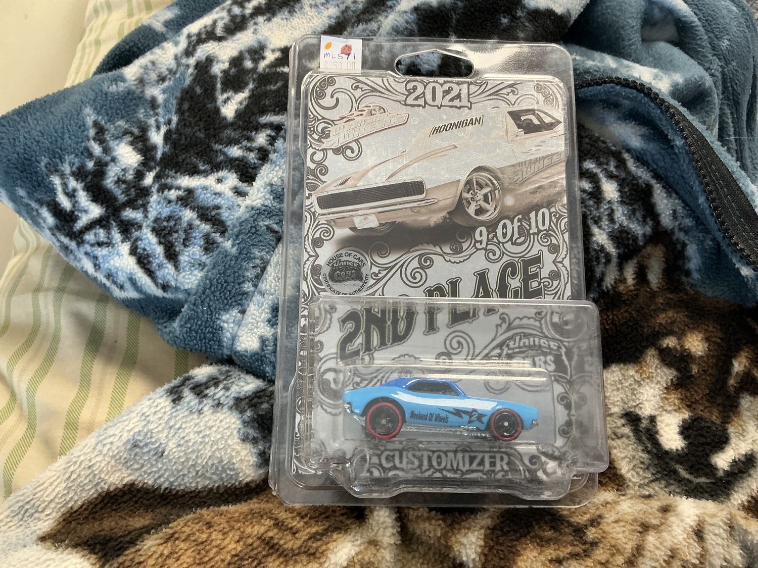 Hoonigan second place weekend of wheels blue Camaro