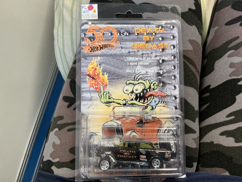 50th hot wheels, death by diecast truck