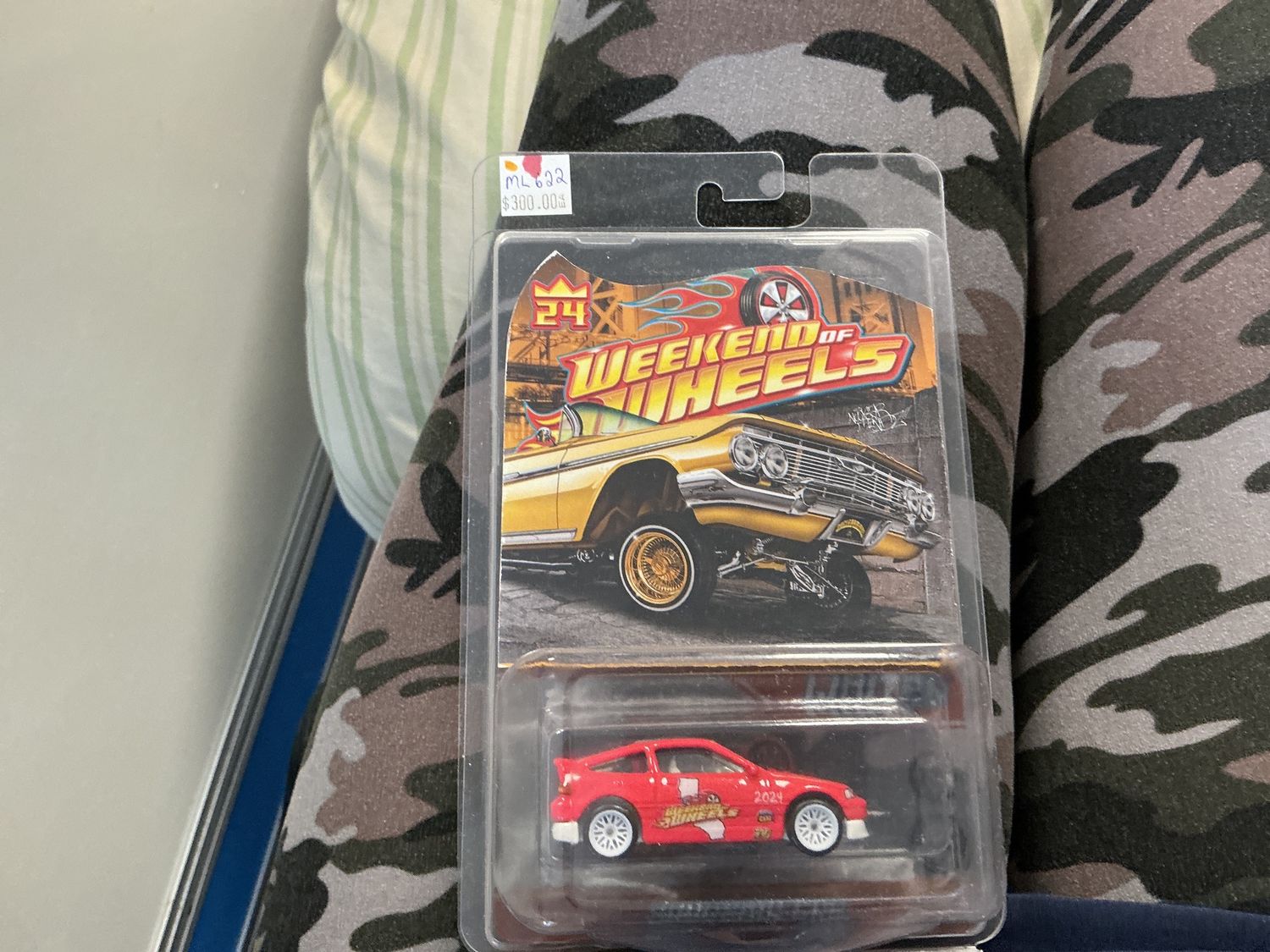 Souvenir car, CRX pink