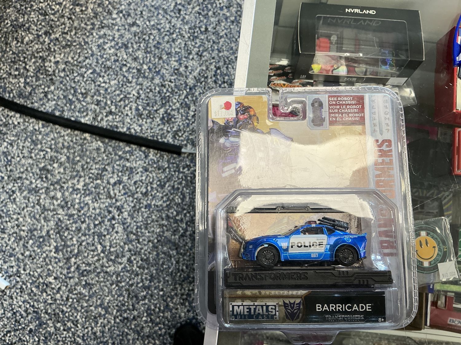 Transformers barricade police car