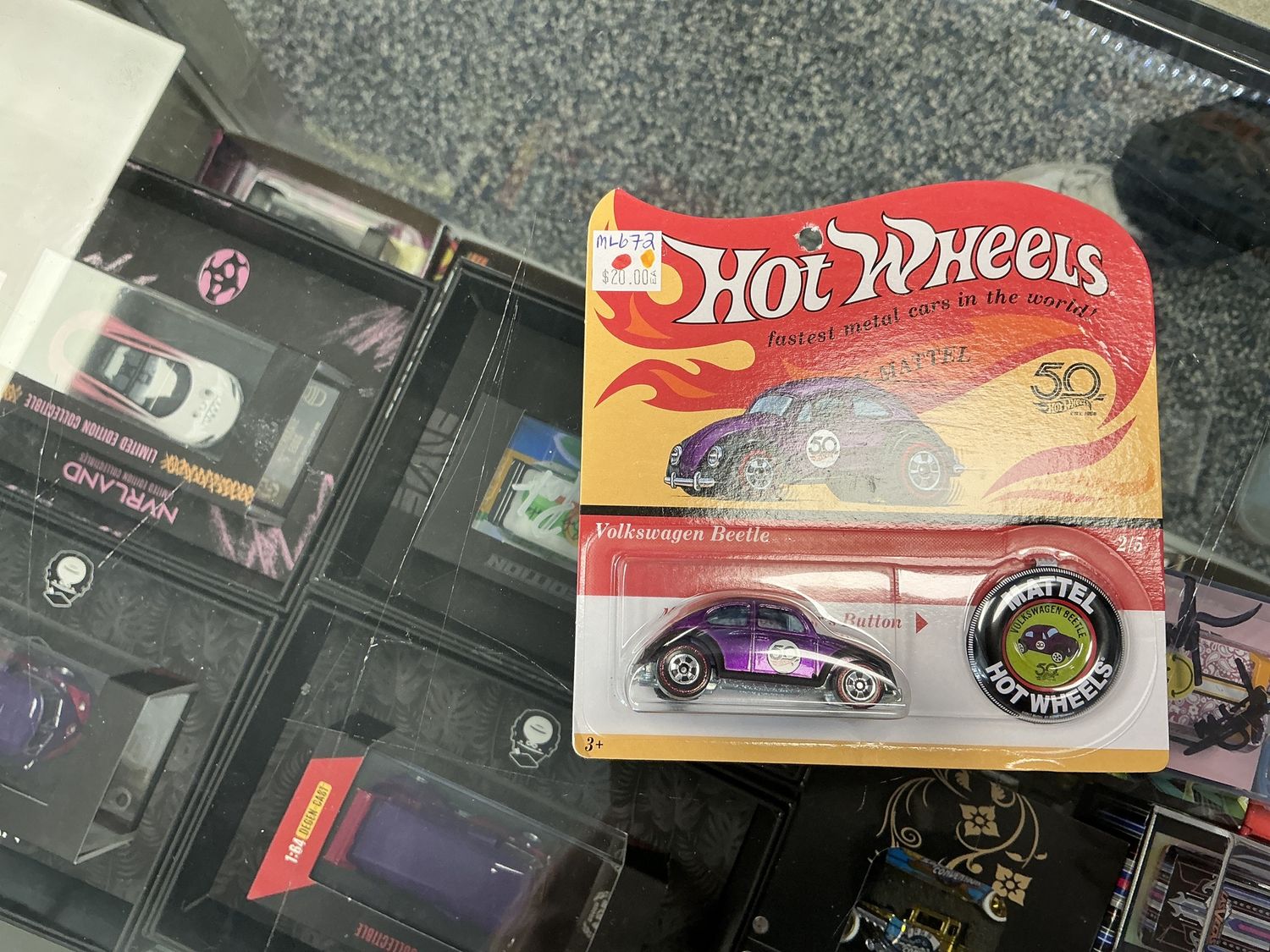 50th anniversary Volkswagen, beetle purple