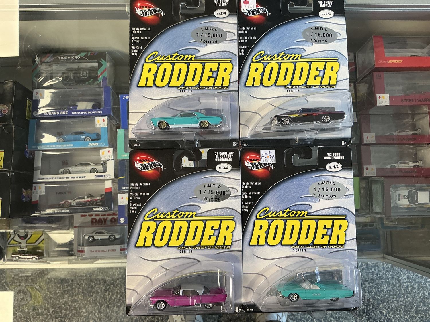 Custom rotter set one to four