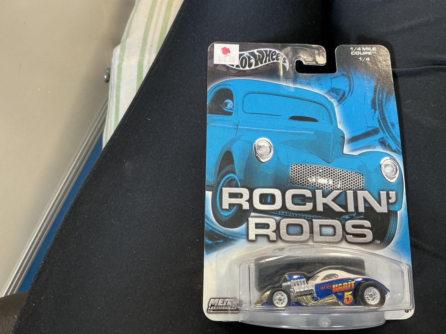 rockin rods quarter mile coupe blue