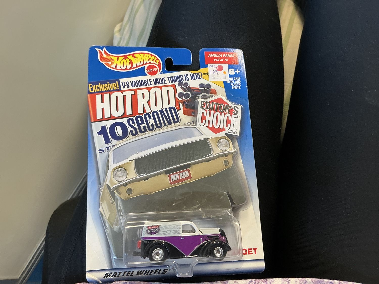 Hot rod 10 second Anglia panel purple