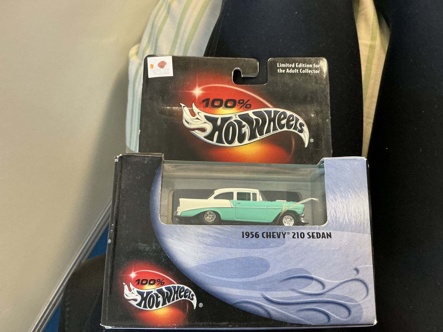 1956 Chevy 210 sedan 100% hot wheels