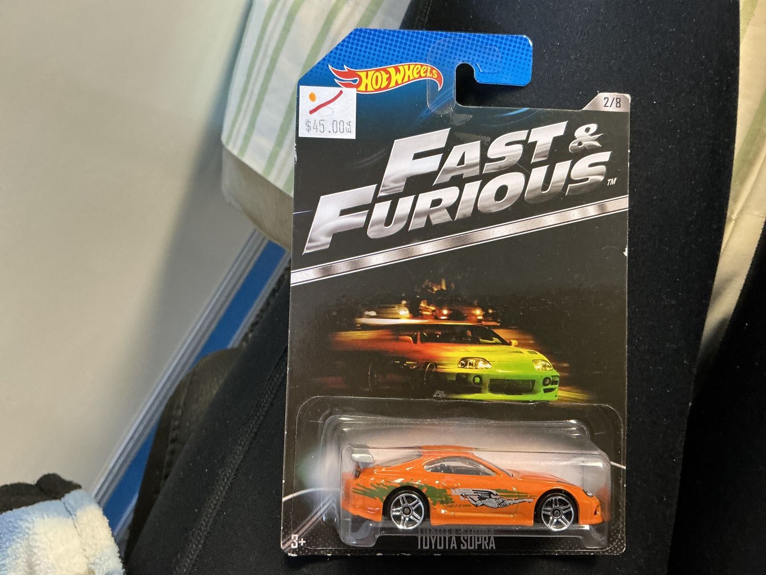 Fast and the furious Toyota supra orange