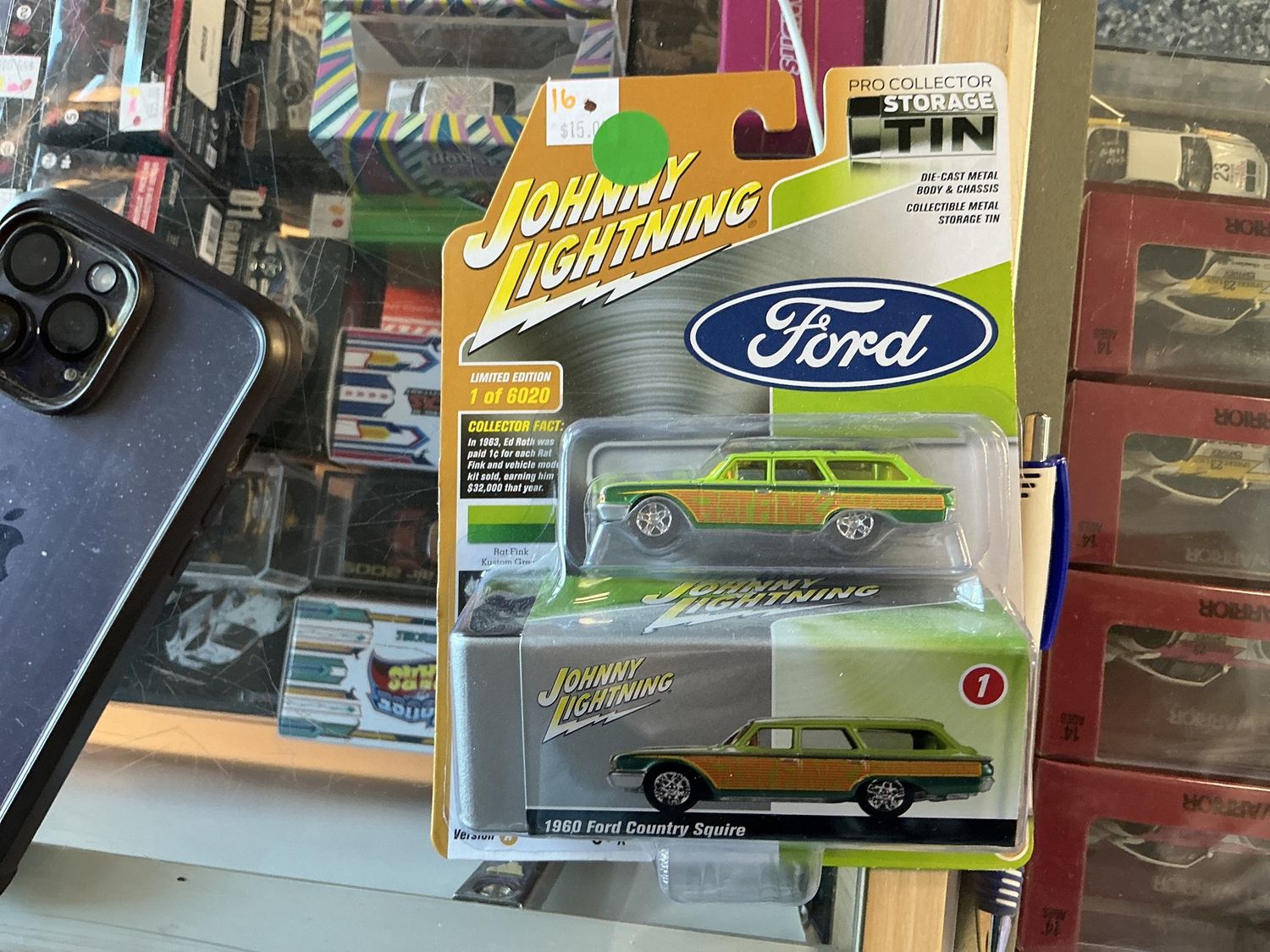 1960 Ford country squire light green