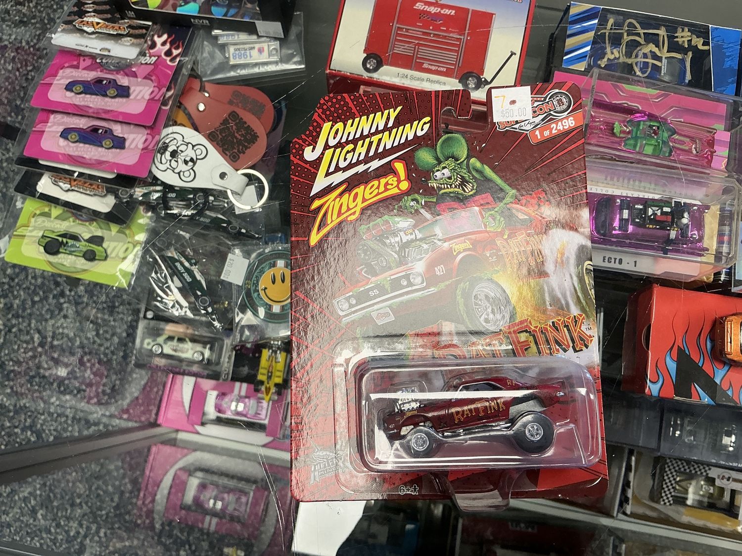 Rat fink zinger Camaro red