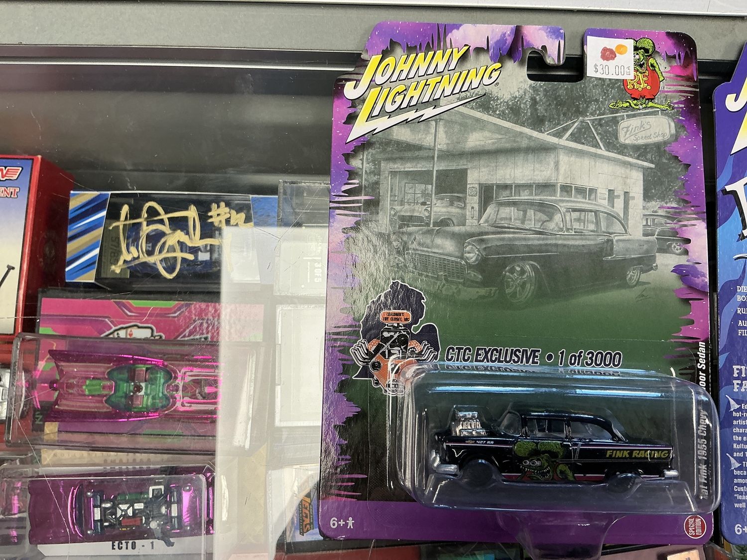 Rat fink 1955 Chevy two-door sedan block