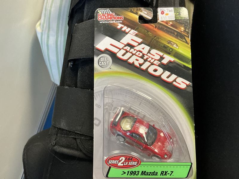 The fast and the furious 1993 Mazda RX seven red