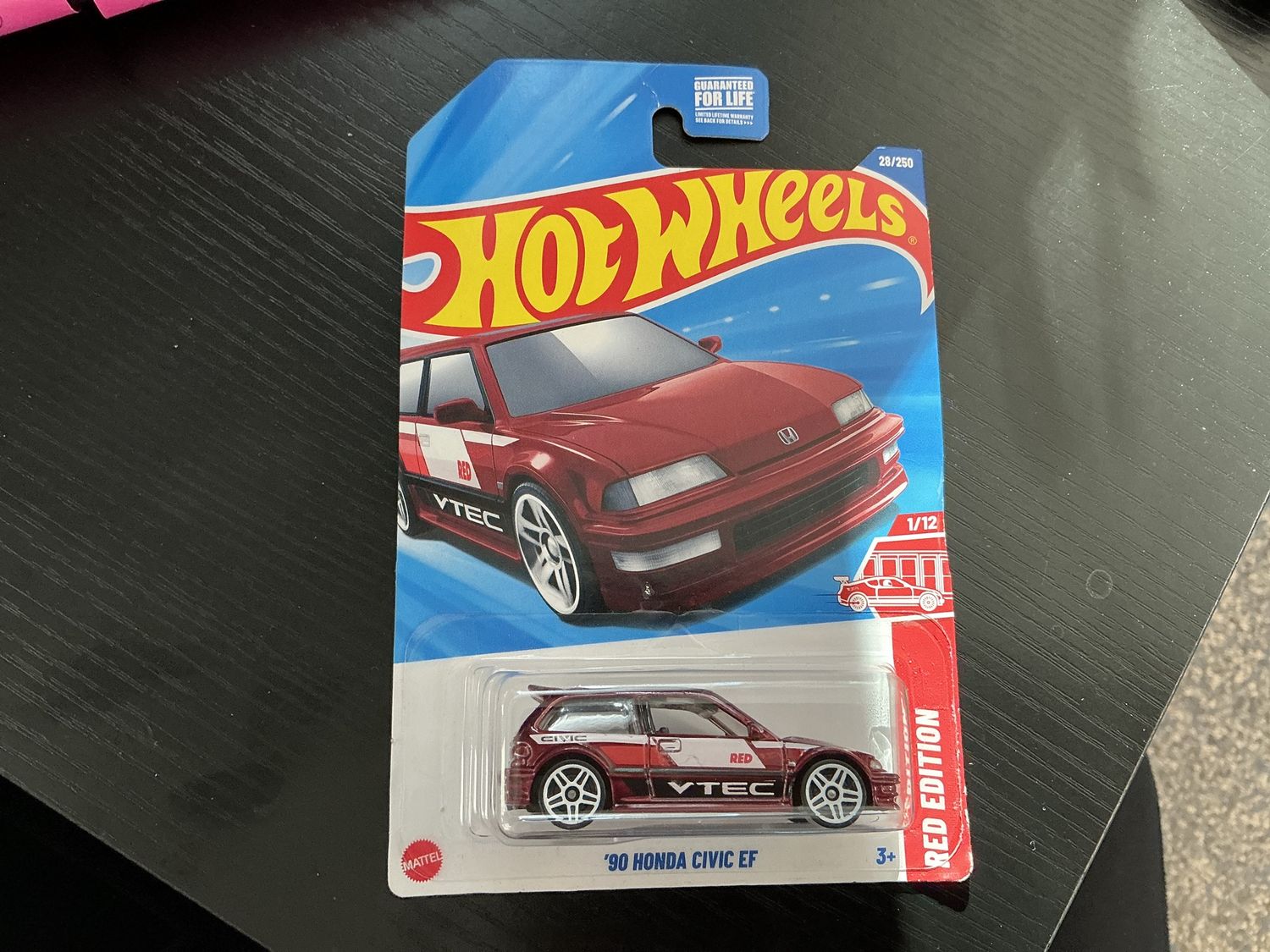 1990 Honda Civic, EF red edition