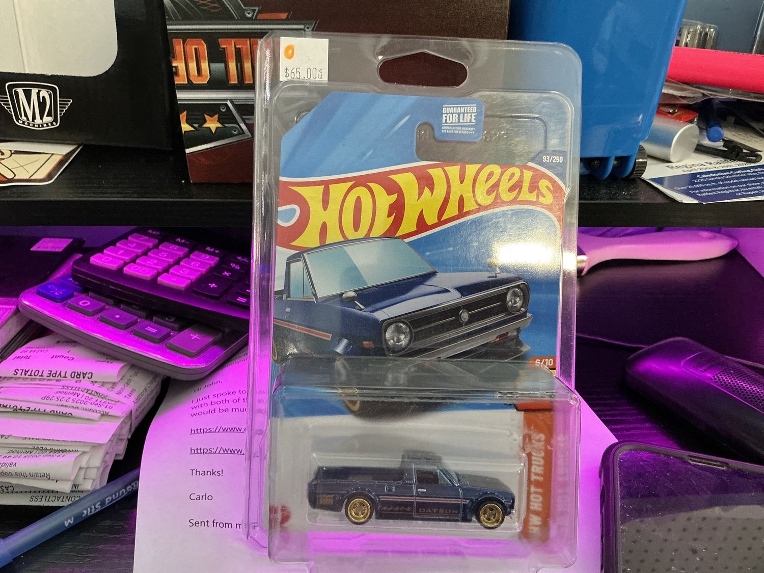 1975 Datsun sunny truck blue