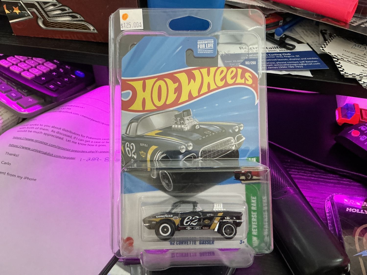 1962 Corvette gasser black