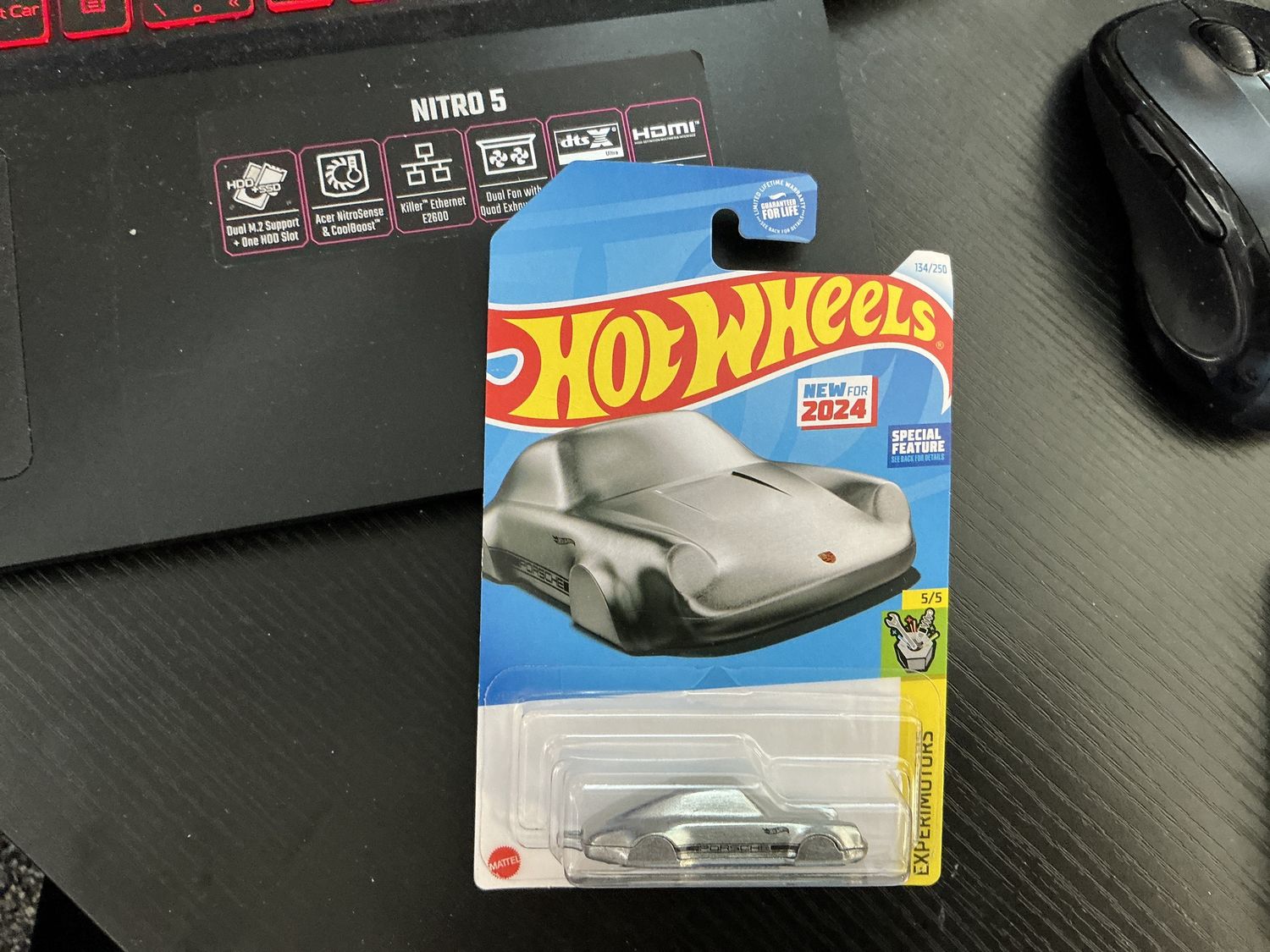 Porsche 911 carrera clip silver