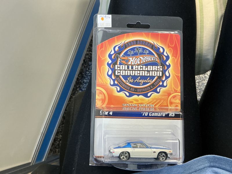 23rd annual hot wheels convention LA 1970 Camaro RS white