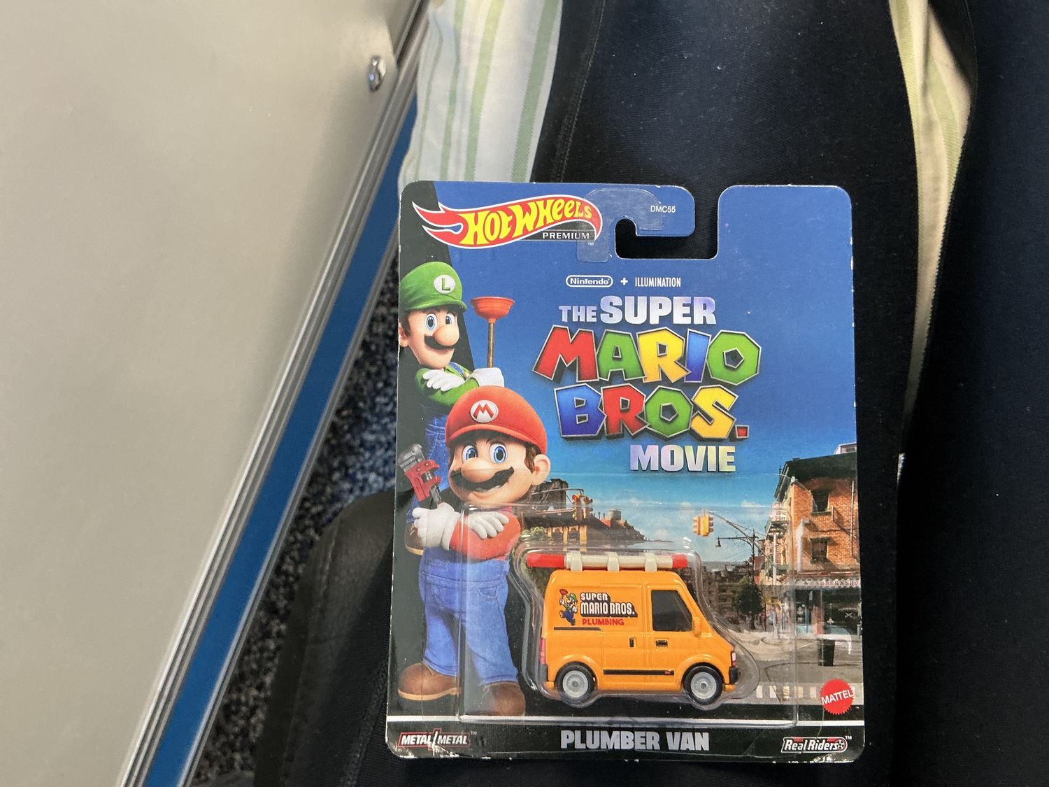 Super Mario Brothers movie plumber van