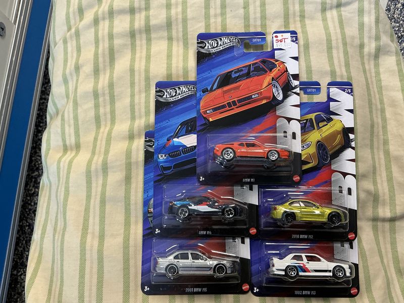 BMW Silver series set one to five