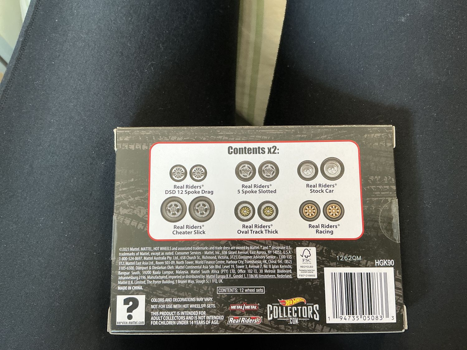Real riders set of six tires set 4