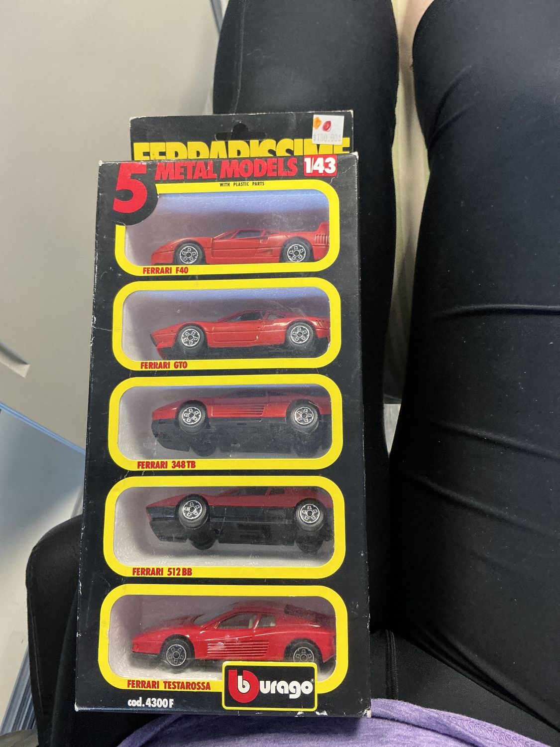 Five pack Ferrari red