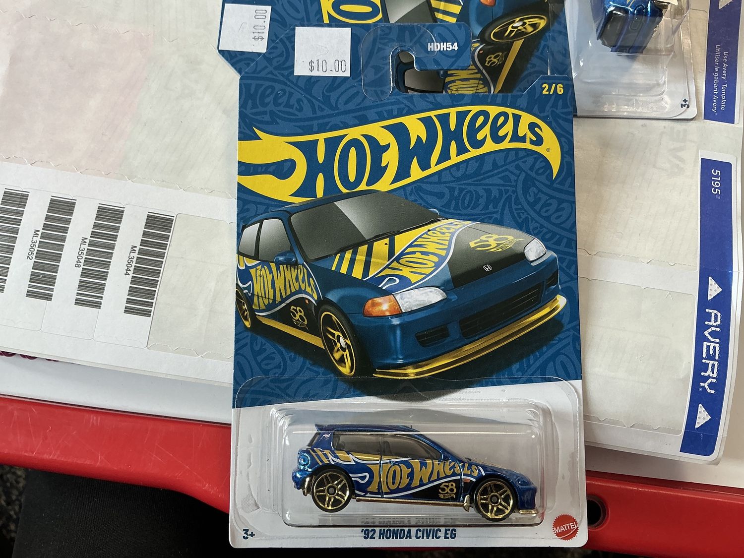 58th anniversary in 1992, Honda Civic EG blue