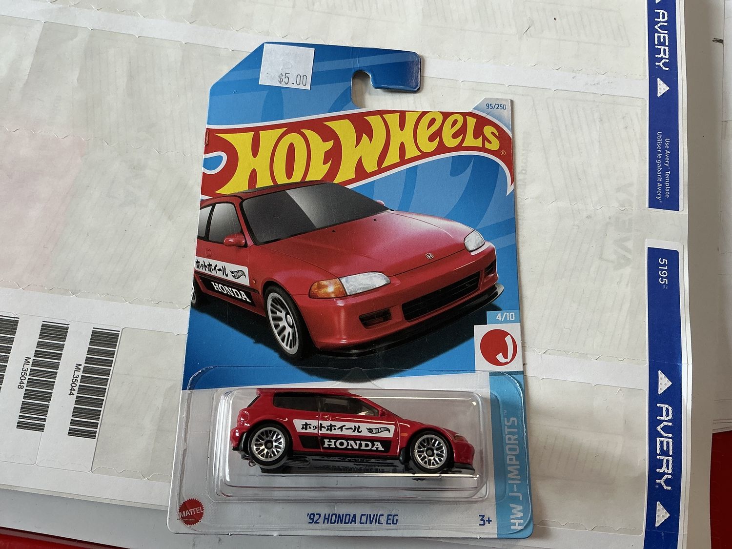1992 Honda Civic EG red